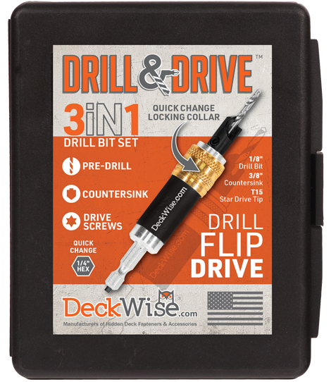 Estuche Drill & Drive™ de DeckWise®