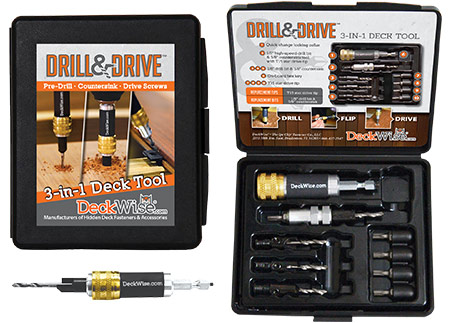 DeckWise® Drill & Drive™-Bohrer für den Terrassenbau