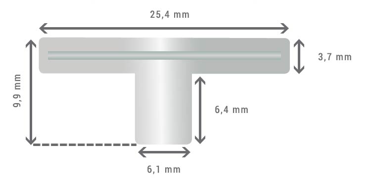 Dimensiones de sujetador para madera DeckWise® ExtremeKD™